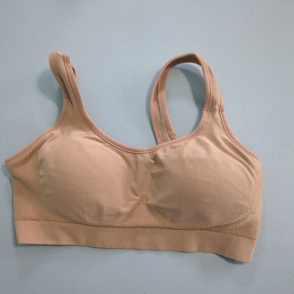 Shapermint Essentials Everyday Comfort Straps Wireless Shaping Bra tan small - Picture 1 of 3